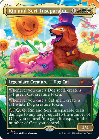 Rin and Seri, Inseparable (1230) (SLD-1230)  - Secret Lair Drop (Borderless)