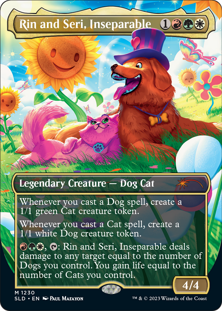 Rin and Seri, Inseparable (1230) (SLD-1230)  Foil - Secret Lair Drop (Borderless)