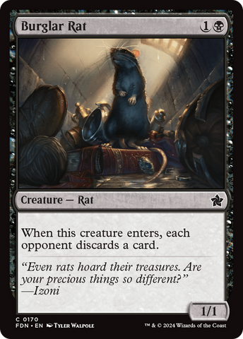Burglar Rat (FDN-170)  Foil - Foundations