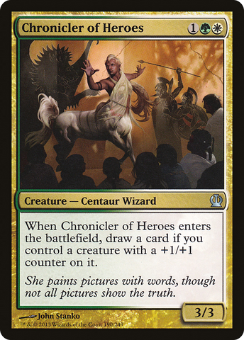 Chronicler of Heroes (THS-190)  - Theros