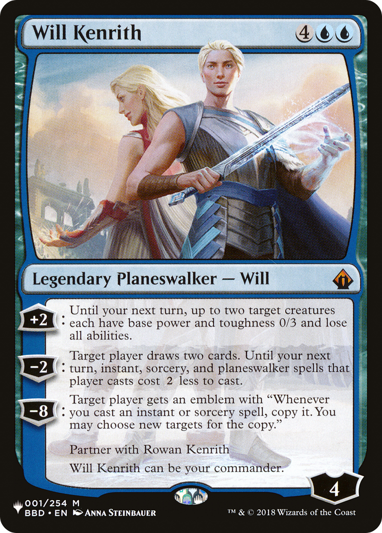 Will Kenrith (LIST-001/254)  - The List
