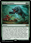 Feral Encounter (WOE-169)  Foil - Wilds of Eldraine