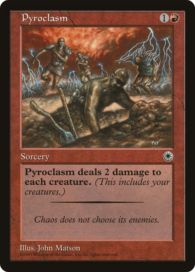 Pyroclasm (POR-)  - Portal