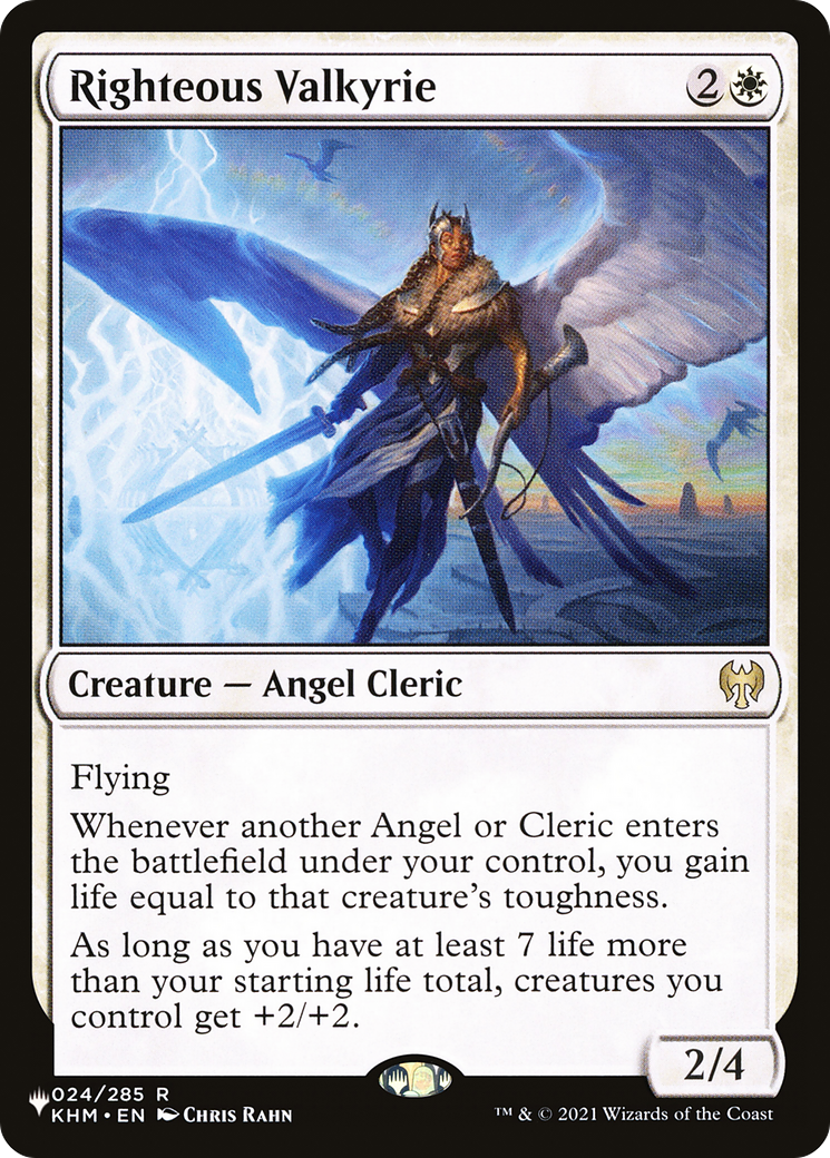 Righteous Valkyrie (LIST-024)  Foil - The List