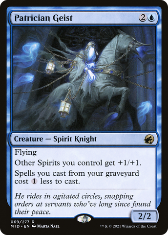 Patrician Geist (MID-069)  - Innistrad: Midnight Hunt