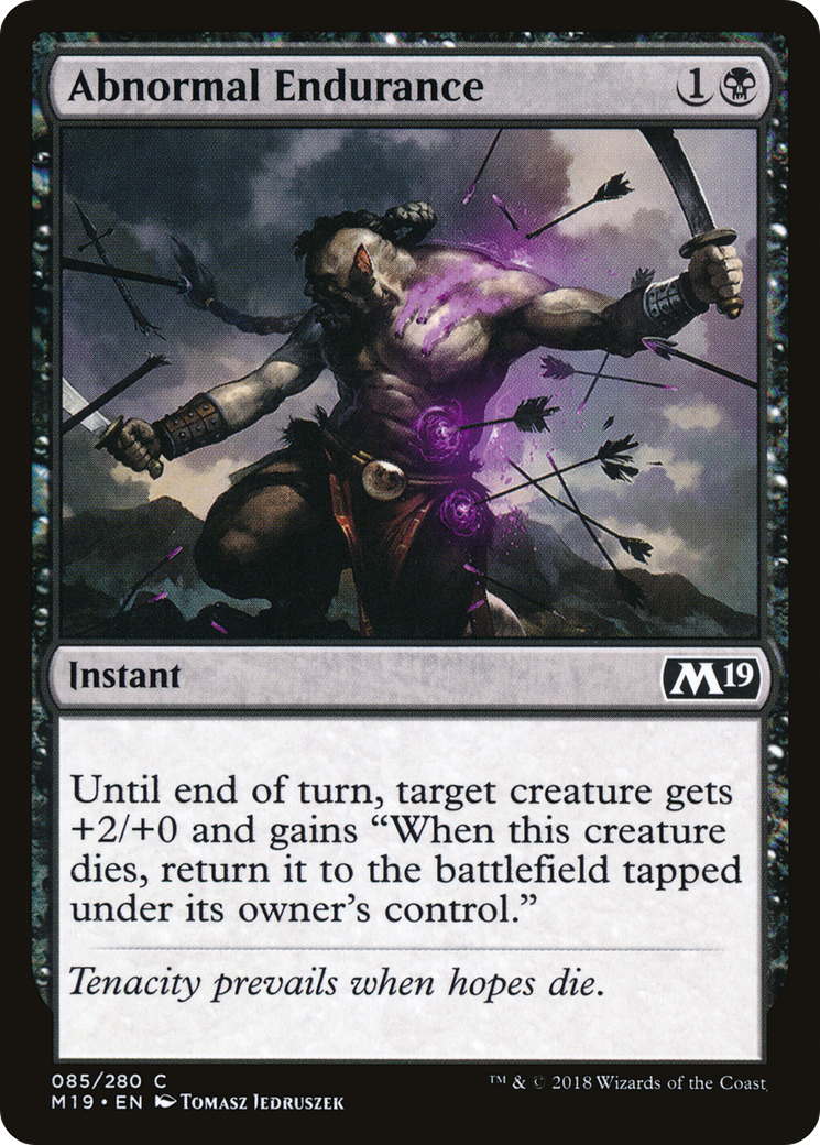 Abnormal Endurance (M19-085)  Foil - Core Set 2019