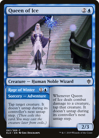 Queen of Ice (ELD-061)  Foil - Throne of Eldraine