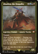 Abaddon the Despoiler (40K-319)  Etched Foil - Warhammer 40,000 Commander