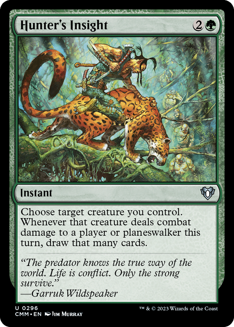 Hunter's Insight (CMM-296)  - Commander Masters