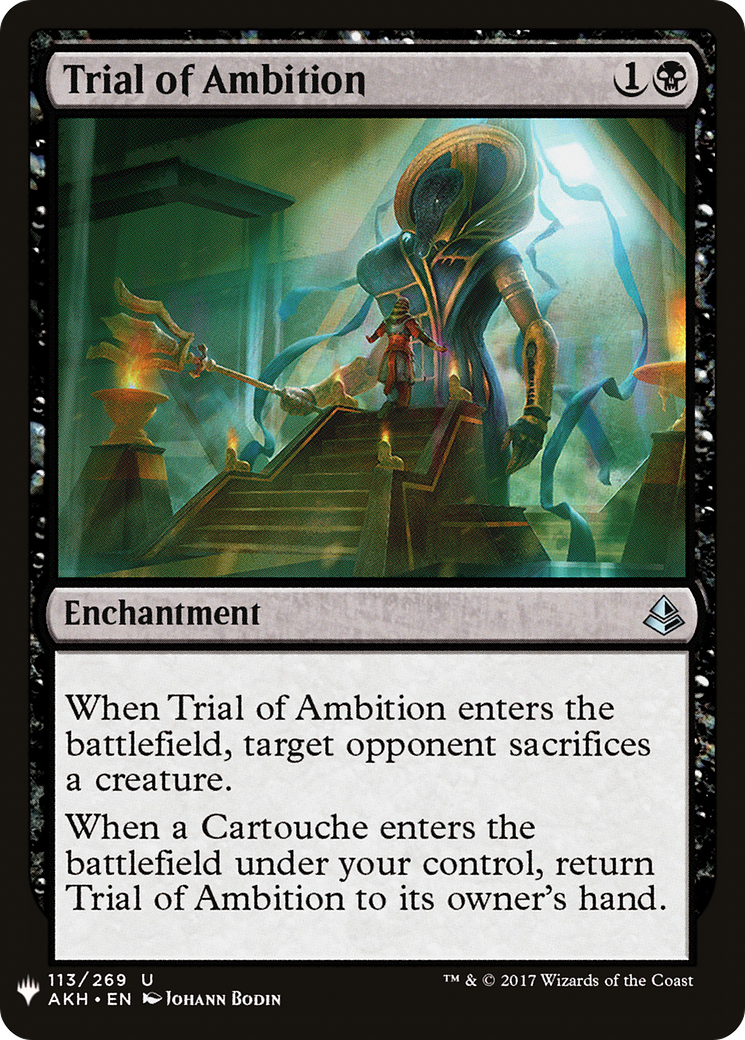 Trial of Ambition (LIST-113)  - The List