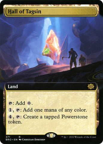 Hall of Tagsin (Extended Art) (BRO-371)  Foil - The Brothers' War: (Extended Art)