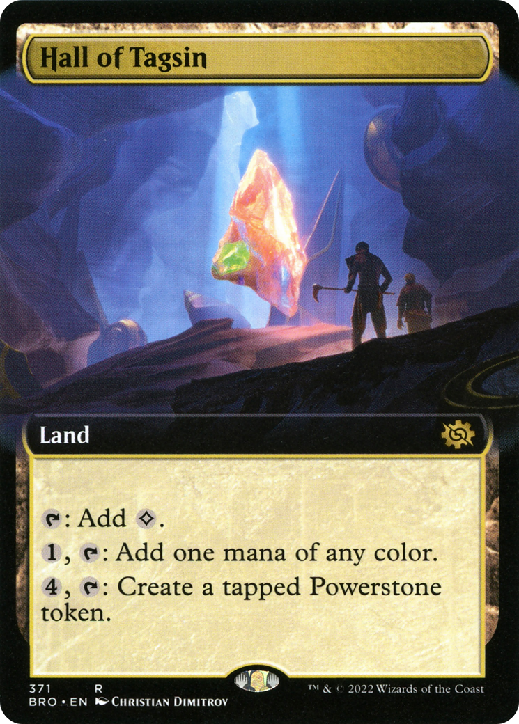 Hall of Tagsin (Extended Art) (BRO-371)  - The Brothers' War: (Extended Art)
