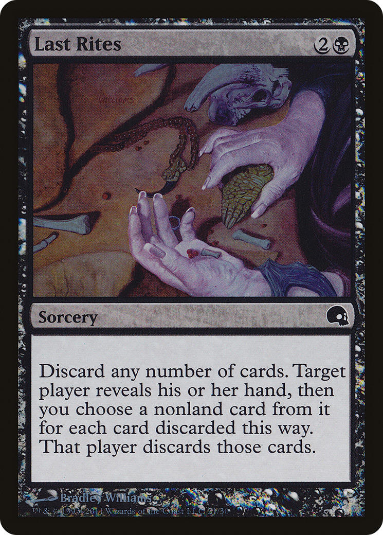 Last Rites (GRV-021)  Foil - Premium Deck Series: Graveborn