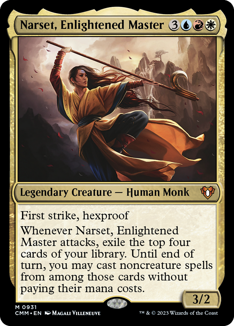 Narset, Enlightened Master (CMM-931)  - Commander Masters