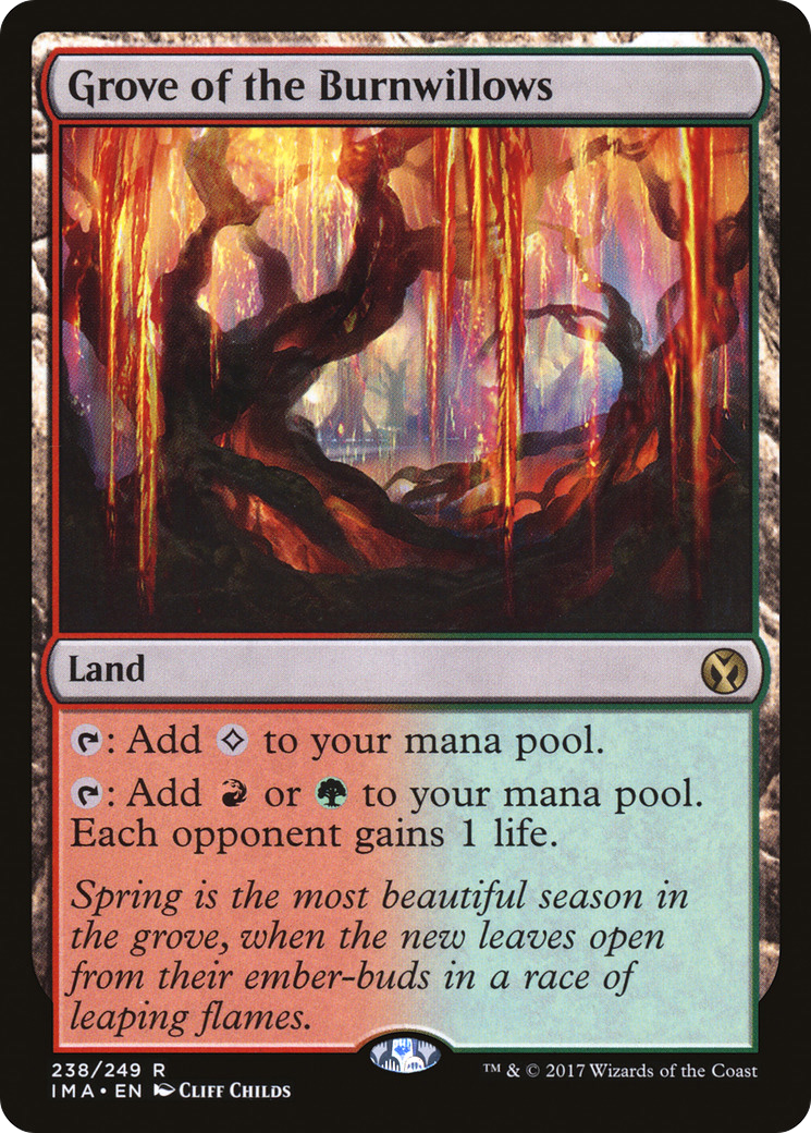 Grove of the Burnwillows (IMA-238)  Foil - Iconic Masters