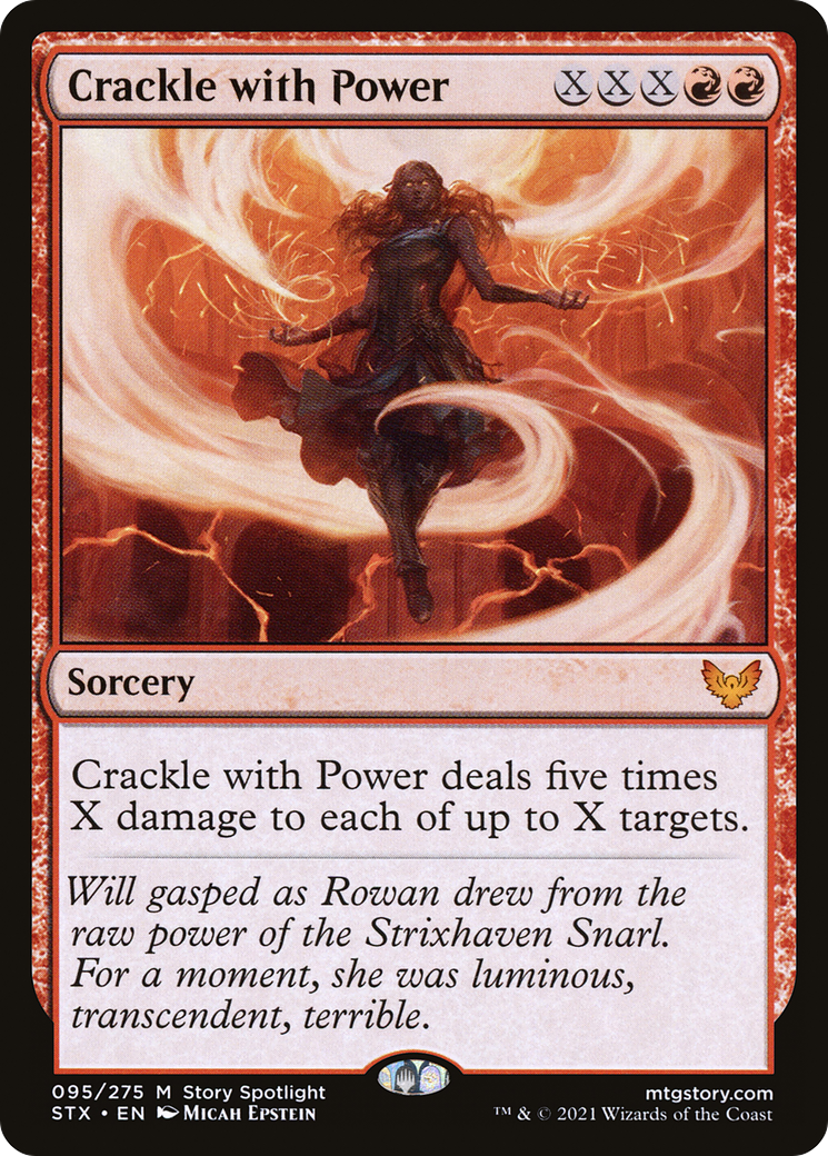 Crackle with Power (STX-095)  Foil - Strixhaven: School of Mages