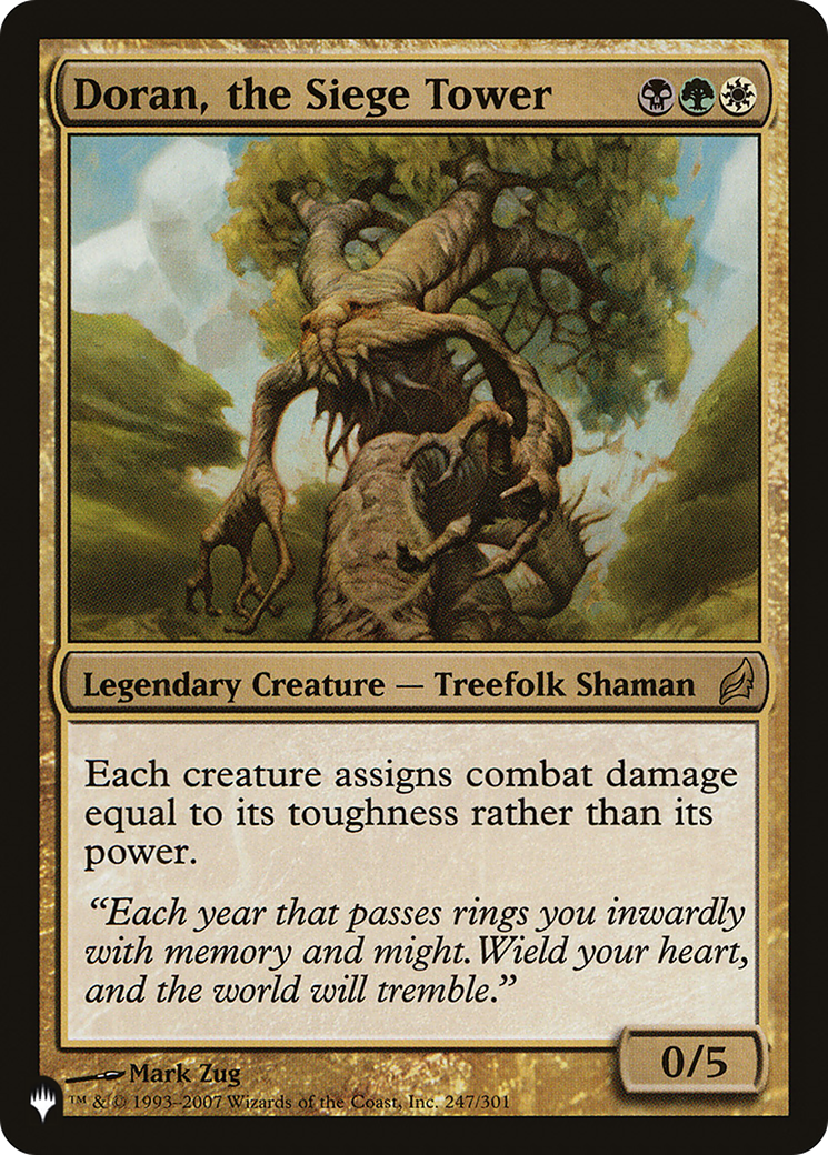 Doran, the Siege Tower (LIST-247/301)  - The List