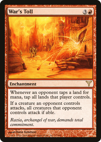 War's Toll (DIS-077)  Foil - Dissension