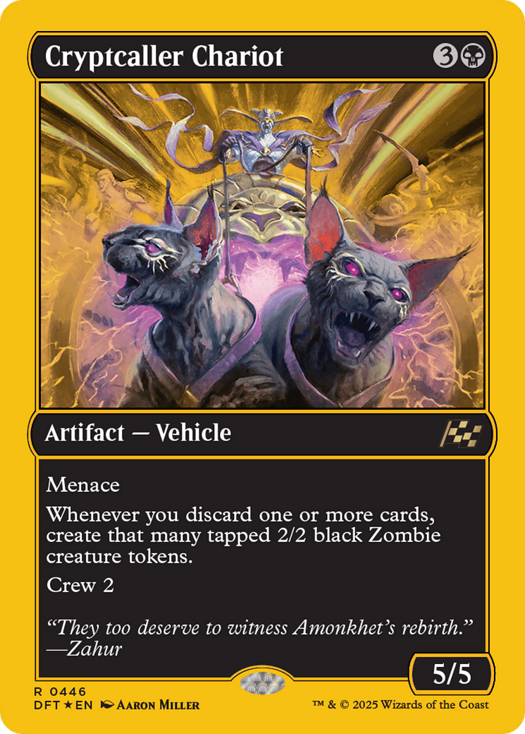 Cryptcaller Chariot (First-Place Foil) (DFT-446)  Foil - Aetherdrift