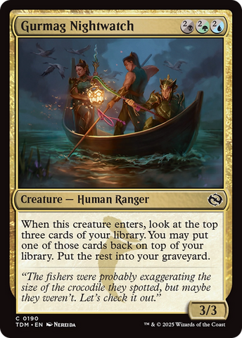 Gurmag Nightwatch (TDM-190)  - Tarkir: Dragonstorm