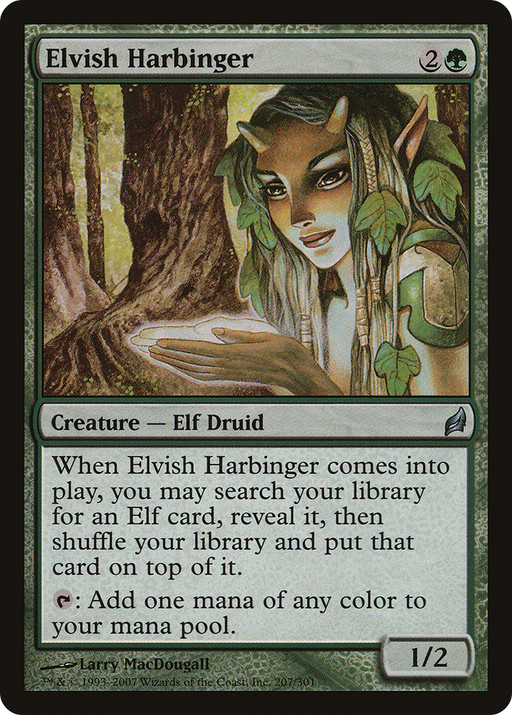 Elvish Harbinger (LRW-207)  Foil - Lorwyn