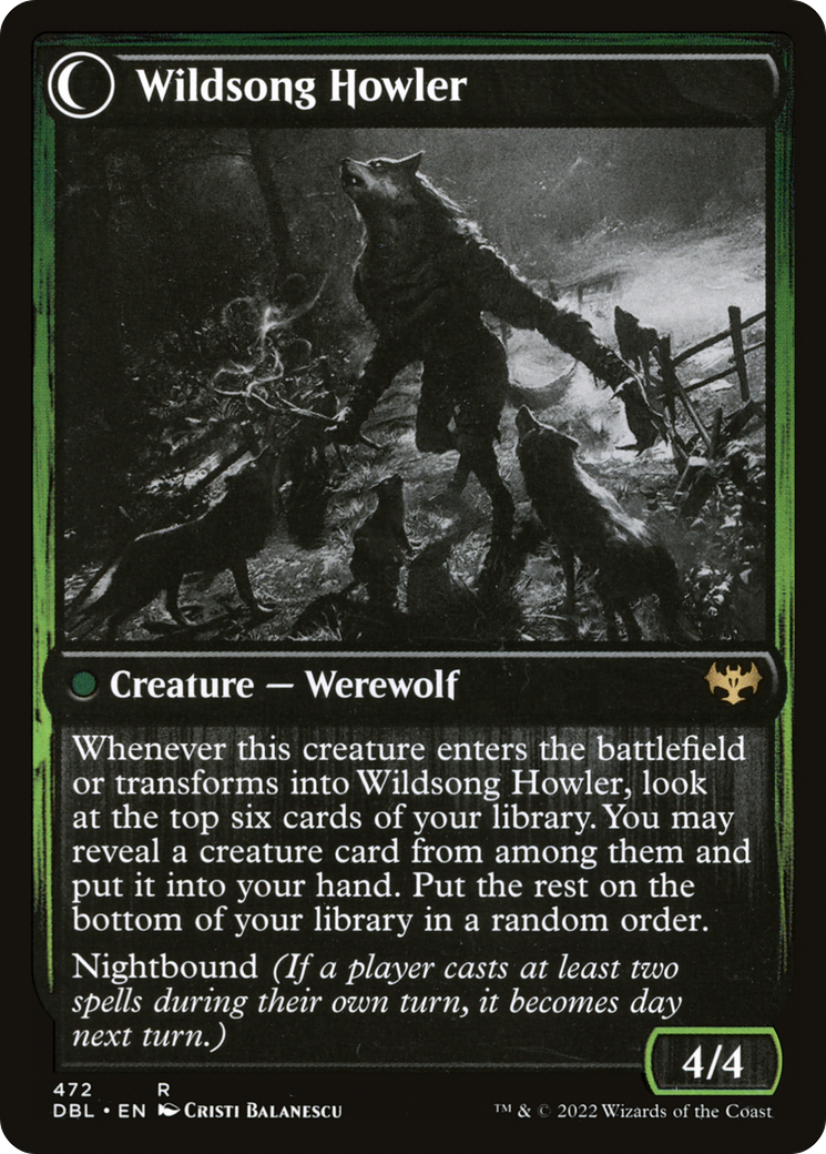 Howlpack Piper (DBL-472)  - Innistrad: Double Feature: (Double Faced Transform)