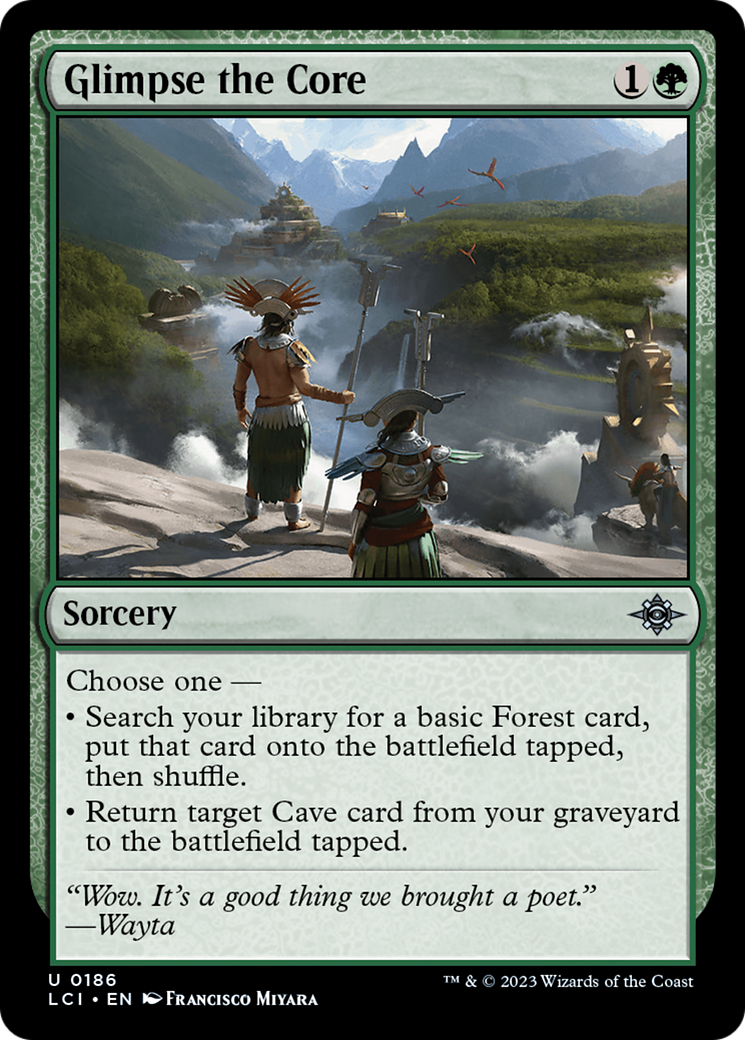 Glimpse the Core (LCI-186)  - The Lost Caverns of Ixalan
