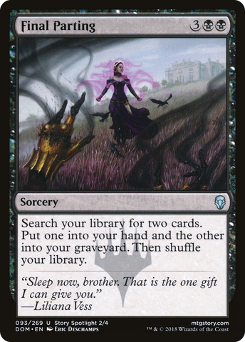 Final Parting (DOM-093)  Foil - Dominaria