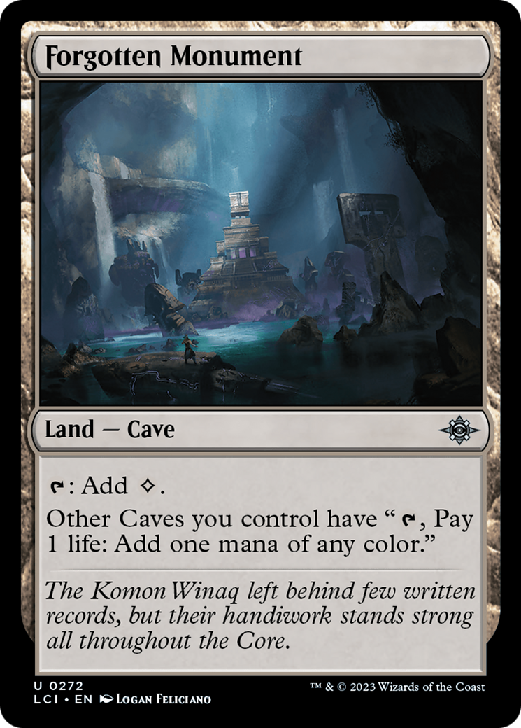 Forgotten Monument (LCI-272)  Foil - The Lost Caverns of Ixalan