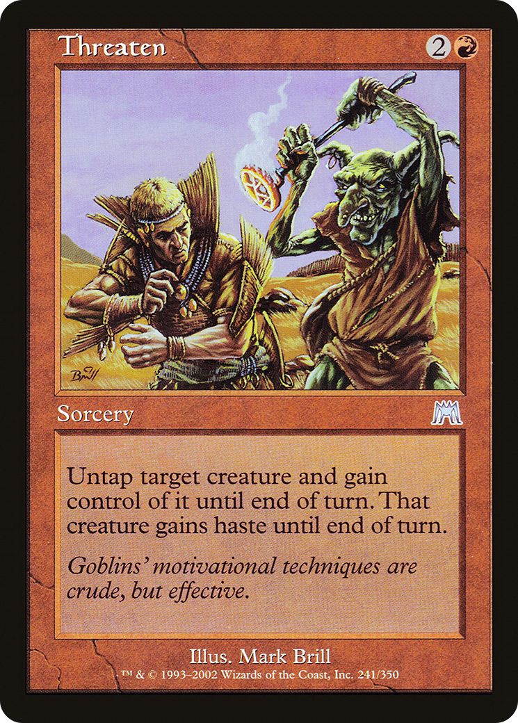 Threaten (ONS-241)  Foil - Onslaught