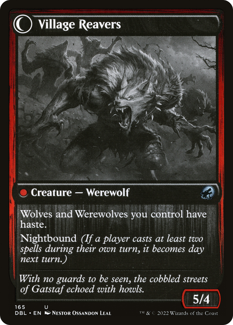 Village Watch (DBL-165)  Foil - Innistrad: Double Feature: (Double Faced Transform)