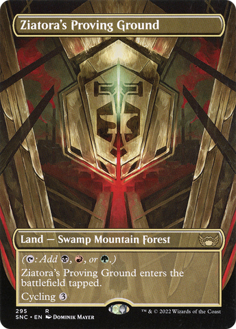Ziatora's Proving Ground (Borderless) (SNC-295)  Foil - Streets of New Capenna