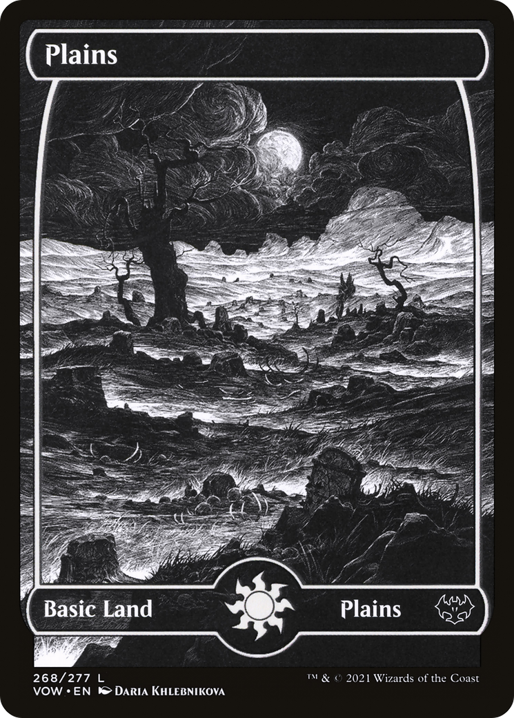 Plains (268) (VOW-268)  Foil - Innistrad: Crimson Vow: (Showcase)
