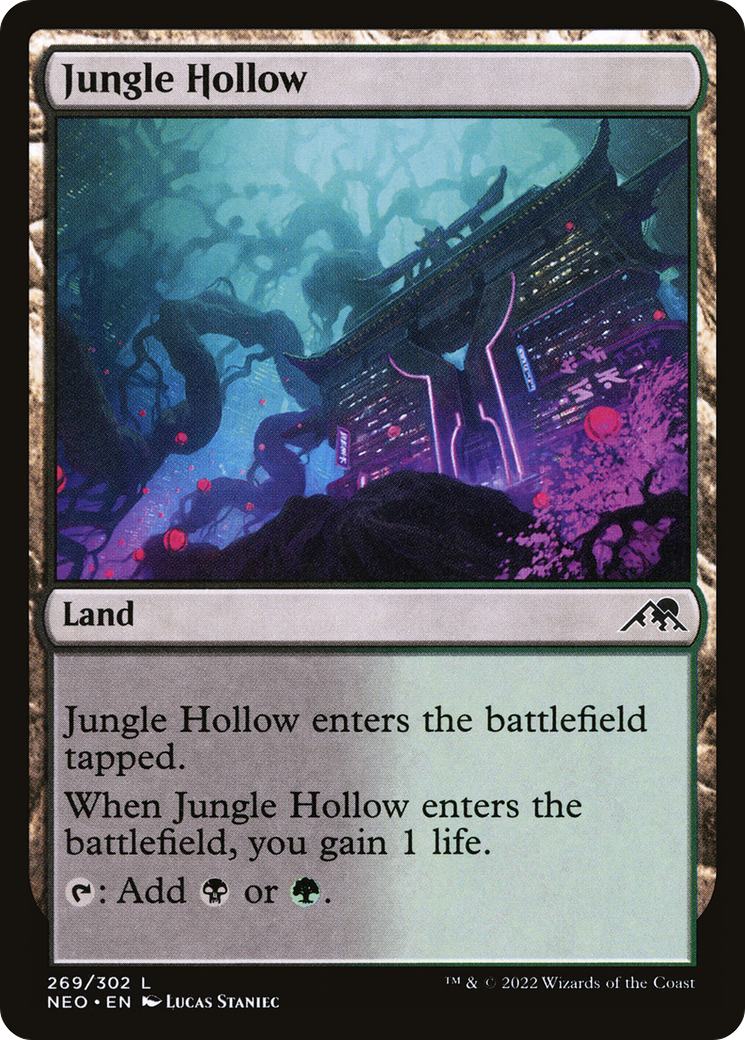 Jungle Hollow (NEO-269)  - Kamigawa: Neon Dynasty