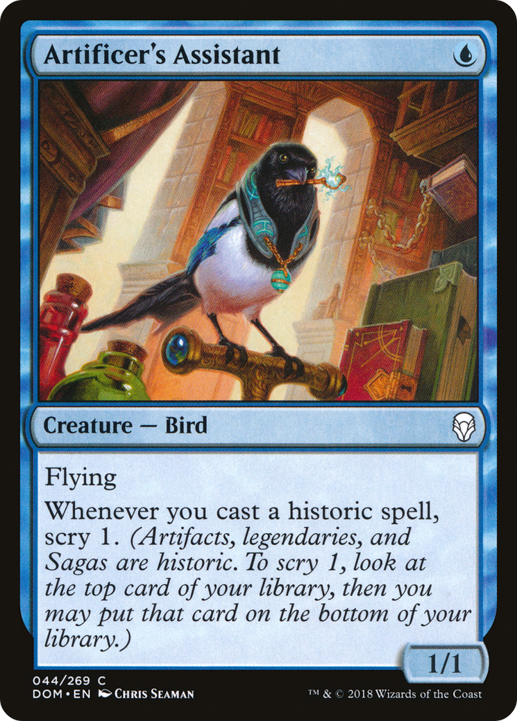 Artificer's Assistant (DOM-044)  Foil - Dominaria