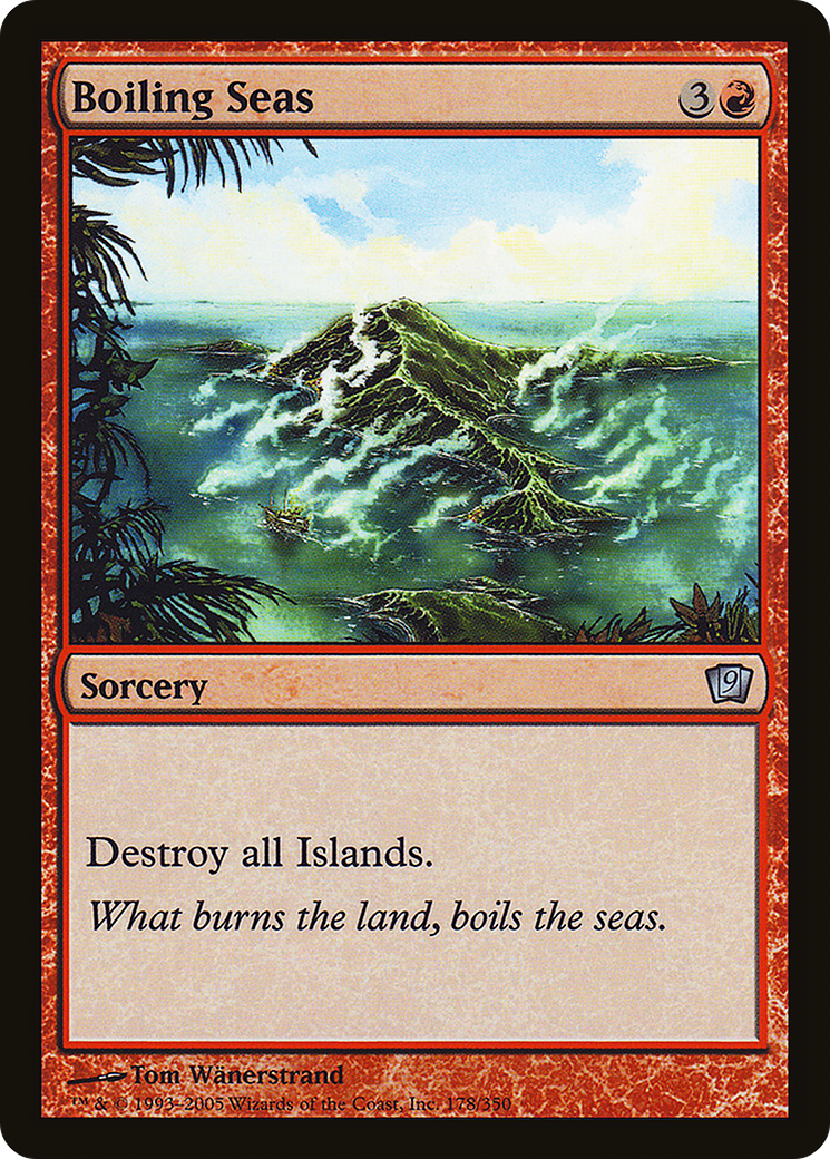 Boiling Seas (9ED-178★) - Ninth Edition Foil