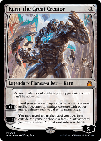 Karn, the Great Creator (RVR-001)  - Ravnica Remastered