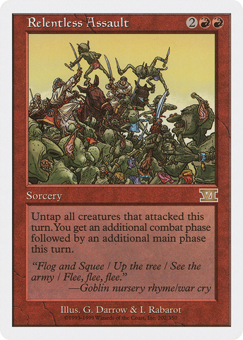 Relentless Assault (6ED-202)  - Classic Sixth Edition