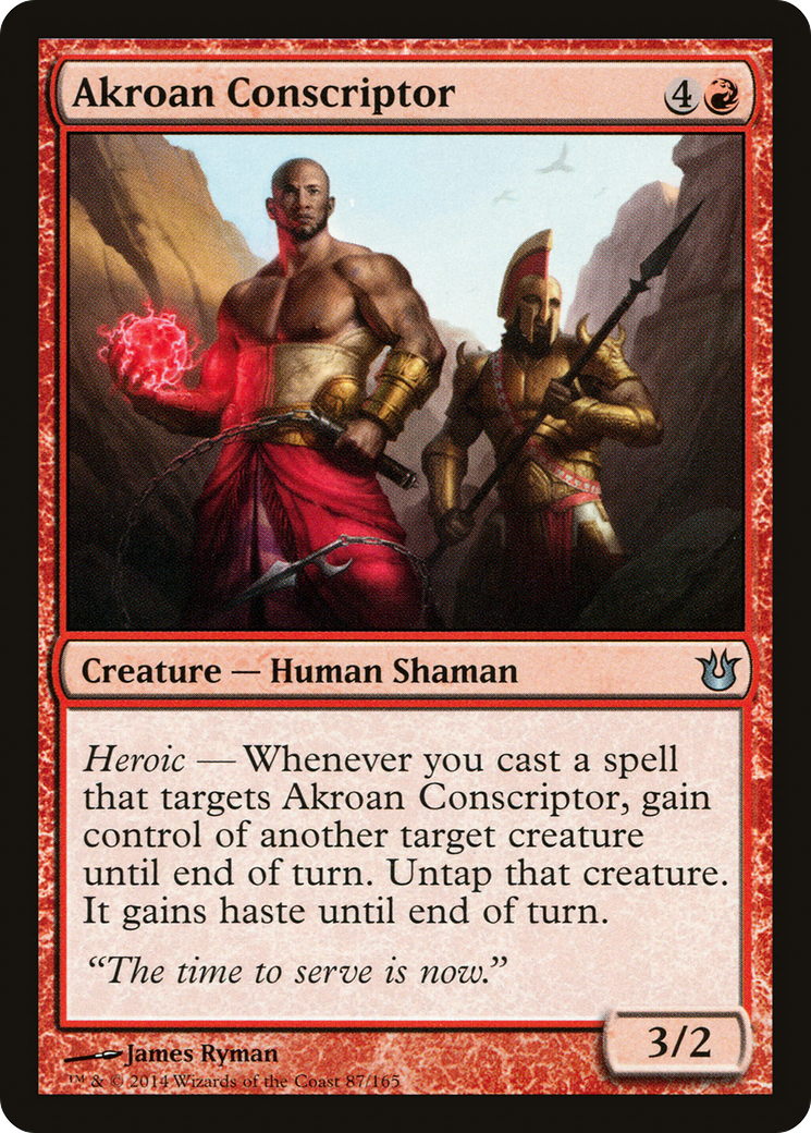 Akroan Conscriptor (BNG-087)  Foil - Born of the Gods