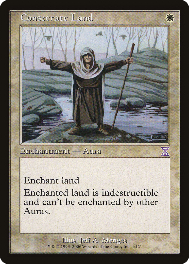 Consecrate Land (TSB-004)  - Time Spiral Timeshifted