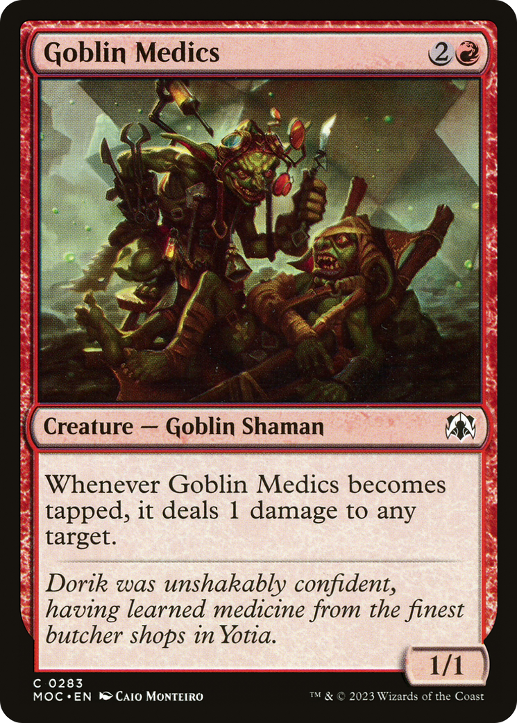 Goblin Medics (MOC-283)  - March of the Machine Commander