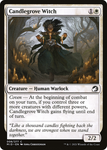 Candlegrove Witch (MID-008)  - Innistrad: Midnight Hunt