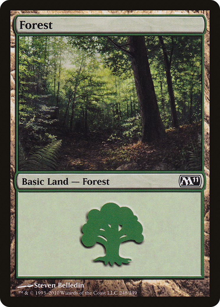 Forest (248) (M11-248)  Foil - Magic 2011