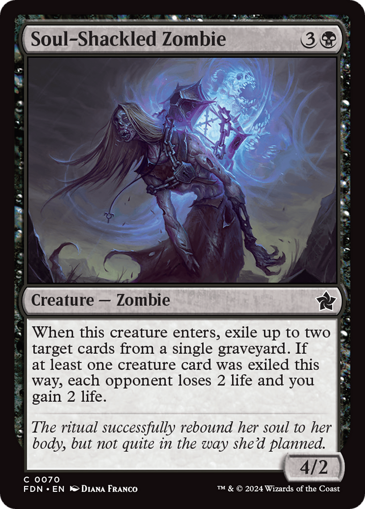 Soul-Shackled Zombie (FDN-070)  - Foundations