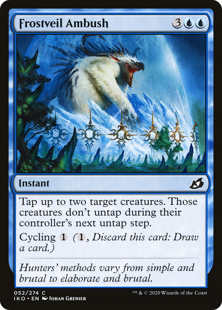 Frostveil Ambush (IKO-052)  Foil - Ikoria: Lair of Behemoths