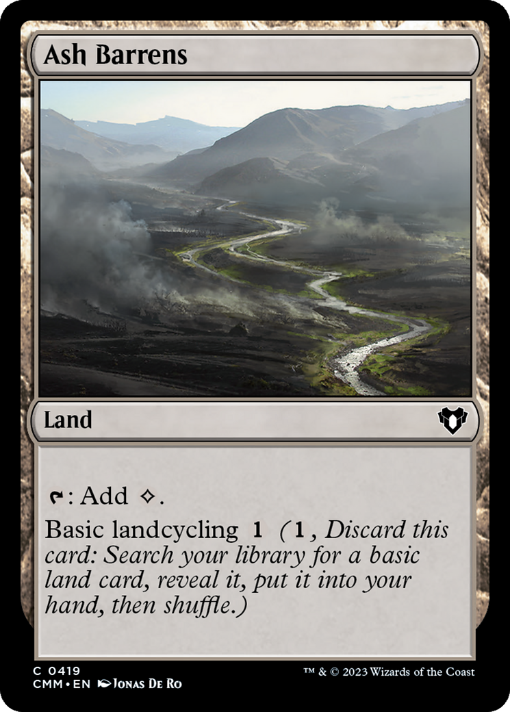 Ash Barrens (CMM-419)  - Commander Masters