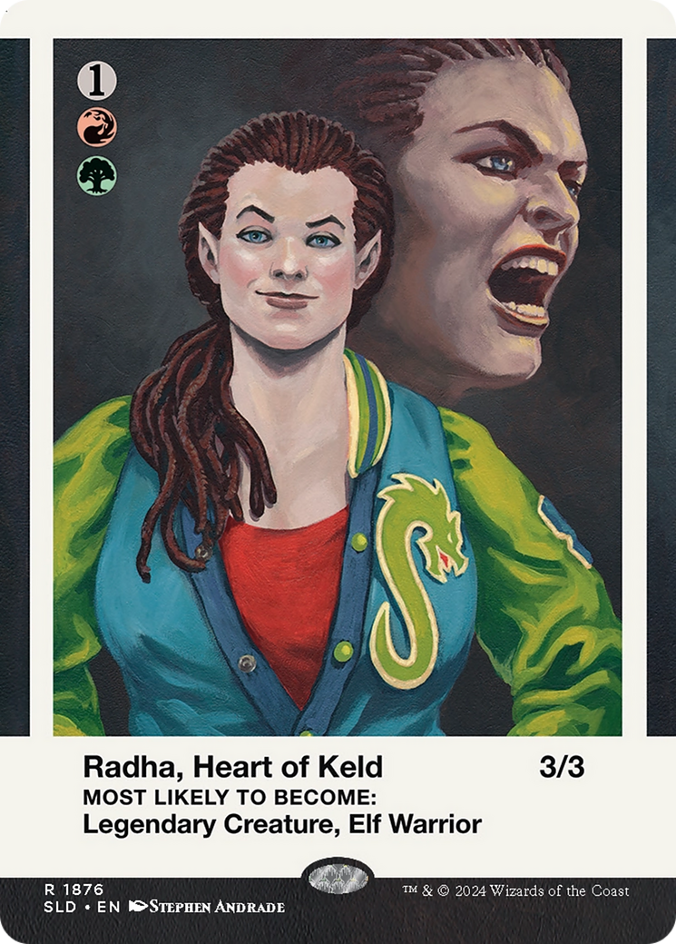 Radha, Heart of Keld (SLD-1876)  - Secret Lair Drop (Borderless)