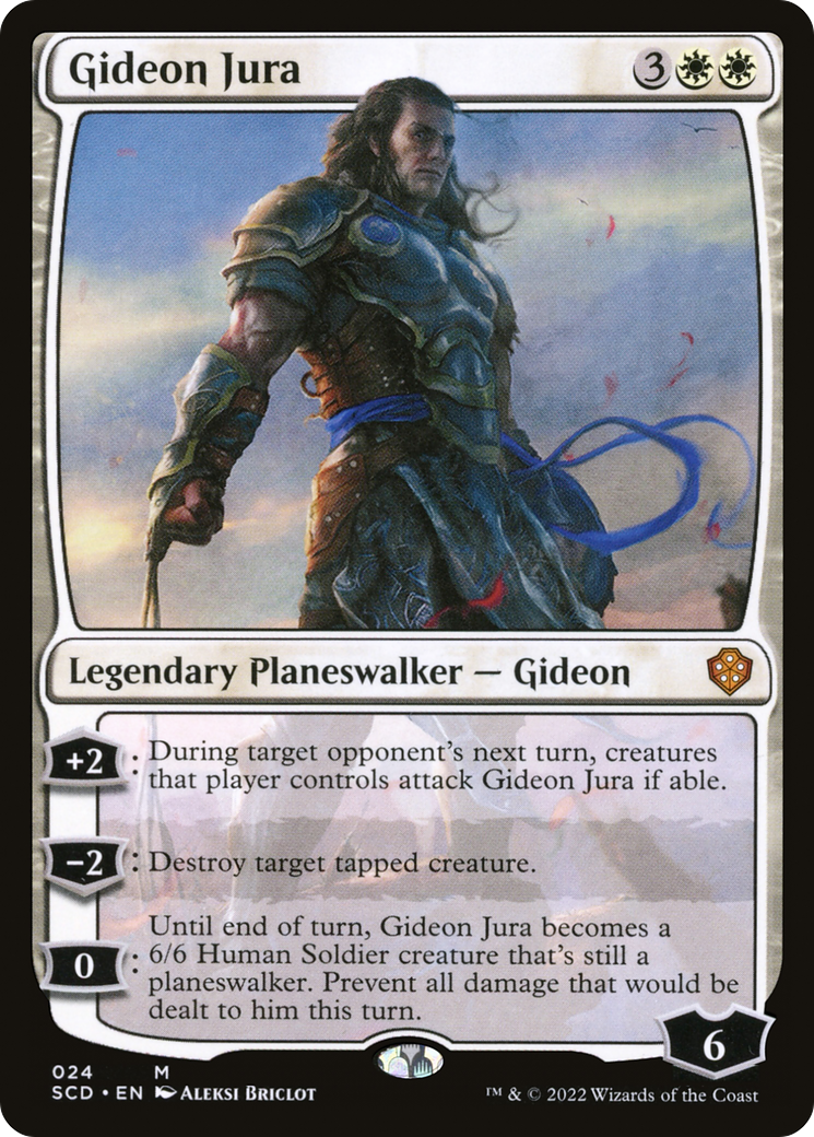 Gideon Jura (SCD-024)  - Starter Commander Decks
