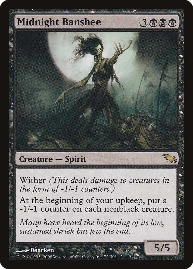 Midnight Banshee (SHM-072)  Foil - Shadowmoor