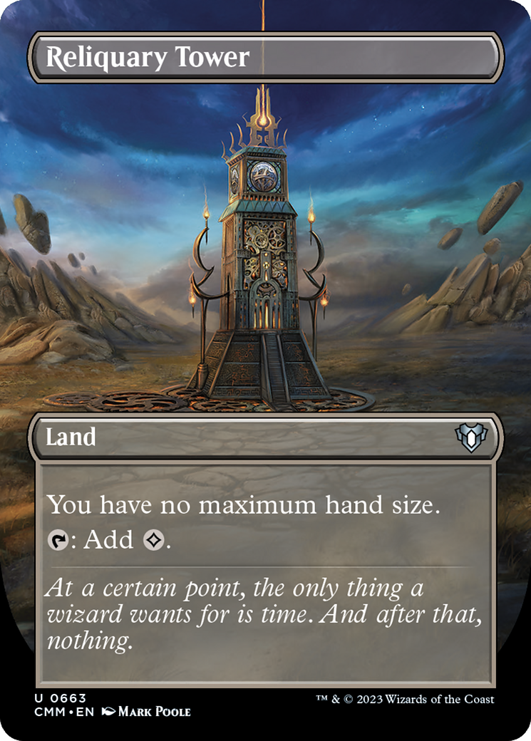 Reliquary Tower (Borderless) (CMM-663)  - Commander Masters